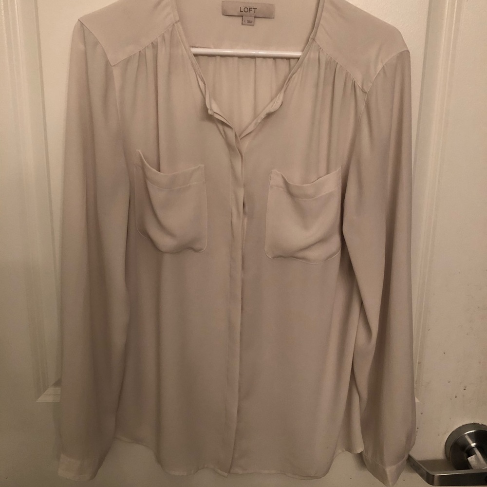 Cream Blouse